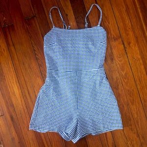 Urban Outfitters Gingham style romper